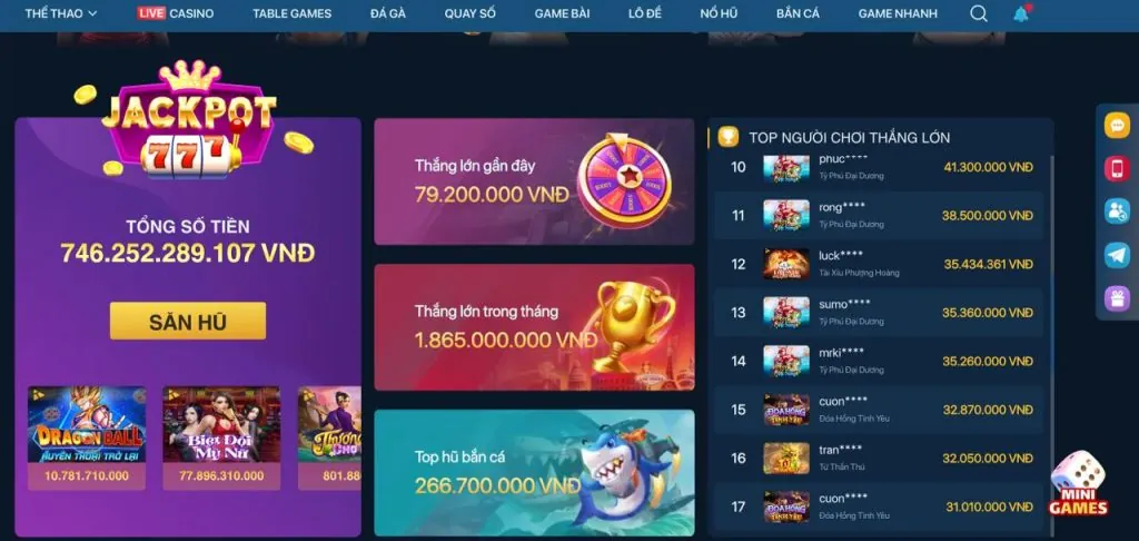 3win cc ra mắt game nổ hũ mới
